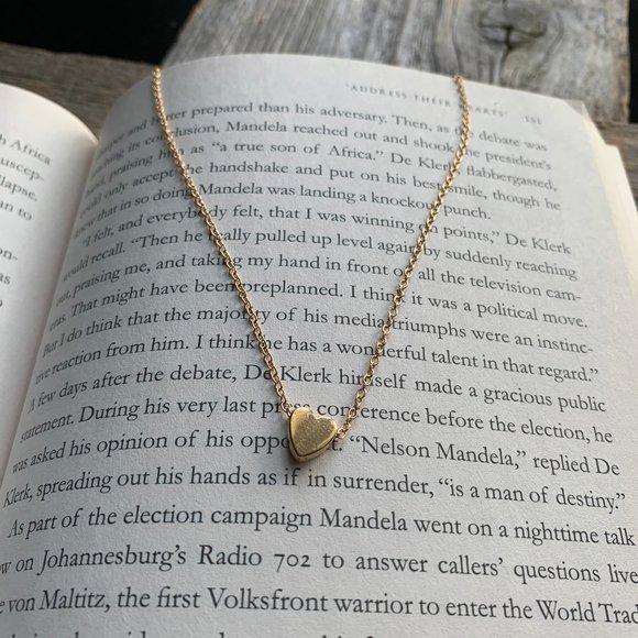Dapper Badger Co. Jewelry - Women's Dainty Gold Heart-Shaped Necklace